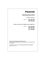 Preview for 1 page of Panasonic KX-TGC350 Operating Instructions Manual