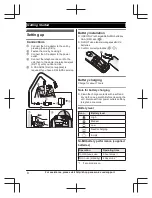 Предварительный просмотр 8 страницы Panasonic KX-TGC364 Operating Instructions Manual