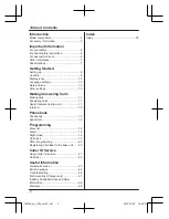 Preview for 2 page of Panasonic KX-TGC380C Operating Instructions Manual