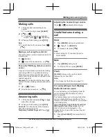 Предварительный просмотр 11 страницы Panasonic KX-TGC380C Operating Instructions Manual