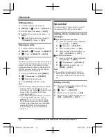 Предварительный просмотр 14 страницы Panasonic KX-TGC380C Operating Instructions Manual