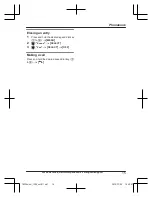 Preview for 15 page of Panasonic KX-TGC380C Operating Instructions Manual