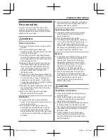 Preview for 5 page of Panasonic KX-TGC410CX Operating Instructions Manual