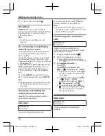 Preview for 14 page of Panasonic KX-TGC410CX Operating Instructions Manual