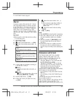 Предварительный просмотр 27 страницы Panasonic KX-TGC410E Operating Instructions Manual