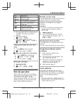 Предварительный просмотр 35 страницы Panasonic KX-TGC410E Operating Instructions Manual