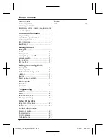 Preview for 2 page of Panasonic KX-TGC410HK Operating Instructions Manual