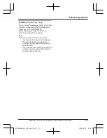 Preview for 37 page of Panasonic KX-TGC460E Operating Instructions Manual