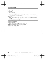 Preview for 44 page of Panasonic KX-TGC460E Operating Instructions Manual