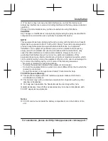 Preview for 7 page of Panasonic KX-TGCA35 Installation Manual