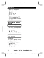 Предварительный просмотр 14 страницы Panasonic KX-TGD210
series Operating Instructions Manual