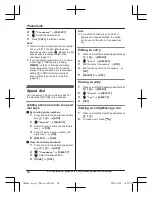 Предварительный просмотр 20 страницы Panasonic KX-TGD210
series Operating Instructions Manual