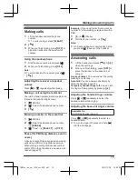 Preview for 15 page of Panasonic KX-TGD223C Operating Instructions Manual