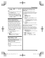 Preview for 27 page of Panasonic KX-TGD223C Operating Instructions Manual