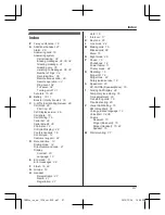 Preview for 47 page of Panasonic KX-TGD223C Operating Instructions Manual