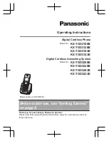 Preview for 1 page of Panasonic KX-TGD310BX Operating Instructions Manual