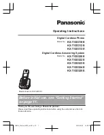 Panasonic KX-TGD310E Operating Instructions Manual preview