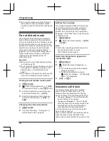 Preview for 30 page of Panasonic KX-TGD312BX Operating Manual