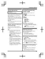 Preview for 39 page of Panasonic KX-TGD312BX Operating Manual