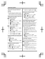 Preview for 42 page of Panasonic KX-TGD312BX Operating Manual