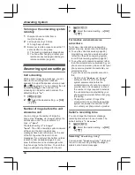 Preview for 44 page of Panasonic KX-TGD312BX Operating Manual