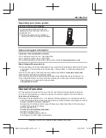 Предварительный просмотр 5 страницы Panasonic KX-TGD320E Operating Instructions Manual