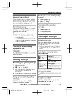 Preview for 25 page of Panasonic KX-TGD390C Operating Instructions Manual