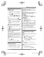 Предварительный просмотр 13 страницы Panasonic KX-TGD432 Operating Instructions Manual