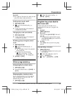 Предварительный просмотр 25 страницы Panasonic KX-TGD432 Operating Instructions Manual