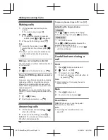 Предварительный просмотр 14 страницы Panasonic KX-TGD510UE Operating Instructions Manual