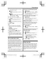 Предварительный просмотр 27 страницы Panasonic KX-TGD510UE Operating Instructions Manual