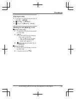 Предварительный просмотр 31 страницы Panasonic KX-TGD560 Operating Instructions Manual