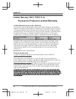 Preview for 84 page of Panasonic KX-TGD562 Operating Instructions Manual