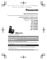 Preview for 1 page of Panasonic KX-TGD58 M2 Series Operating Instructions Manual