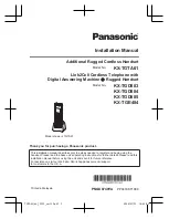 Panasonic KX-TGD583 Installation Manual preview