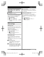 Preview for 15 page of Panasonic KX-TGD610 Operating Instructions Manual