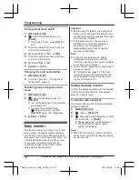 Preview for 32 page of Panasonic KX-TGD610 Operating Instructions Manual