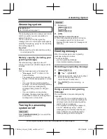 Preview for 37 page of Panasonic KX-TGD610 Operating Instructions Manual