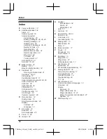 Preview for 62 page of Panasonic KX-TGD610 Operating Instructions Manual