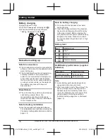 Предварительный просмотр 12 страницы Panasonic KX-TGD620 Series Operating Instructions Manual