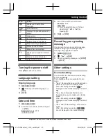 Предварительный просмотр 15 страницы Panasonic KX-TGD620 Series Operating Instructions Manual