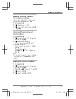 Предварительный просмотр 21 страницы Panasonic KX-TGD620 Series Operating Instructions Manual