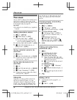 Предварительный просмотр 22 страницы Panasonic KX-TGD620 Series Operating Instructions Manual