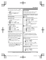 Предварительный просмотр 23 страницы Panasonic KX-TGD620 Series Operating Instructions Manual