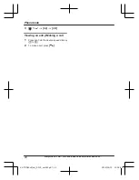 Предварительный просмотр 24 страницы Panasonic KX-TGD620 Series Operating Instructions Manual