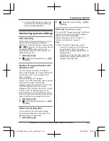 Предварительный просмотр 43 страницы Panasonic KX-TGD620 Series Operating Instructions Manual