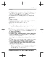 Preview for 3 page of Panasonic KX-TGD66 Series Installation Manual