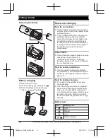 Предварительный просмотр 12 страницы Panasonic KX-TGD663 Operating Instructions Manual