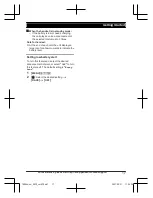 Предварительный просмотр 17 страницы Panasonic KX-TGD663 Operating Instructions Manual