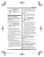 Предварительный просмотр 19 страницы Panasonic KX-TGD663 Operating Instructions Manual